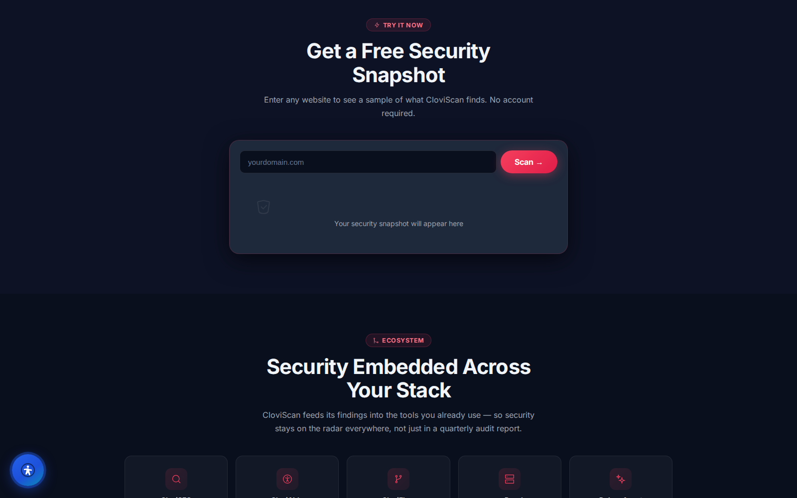 cloviscan screenshot