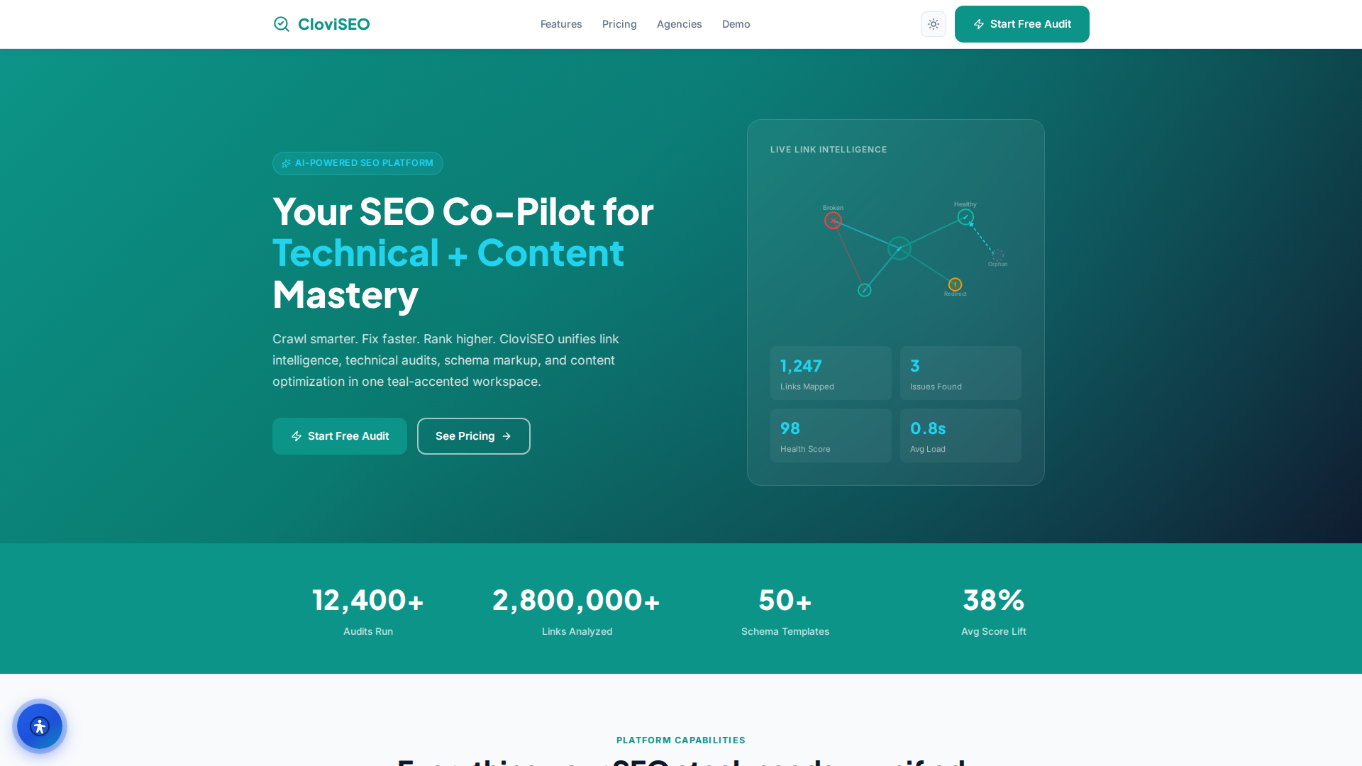 cloviseo screenshot