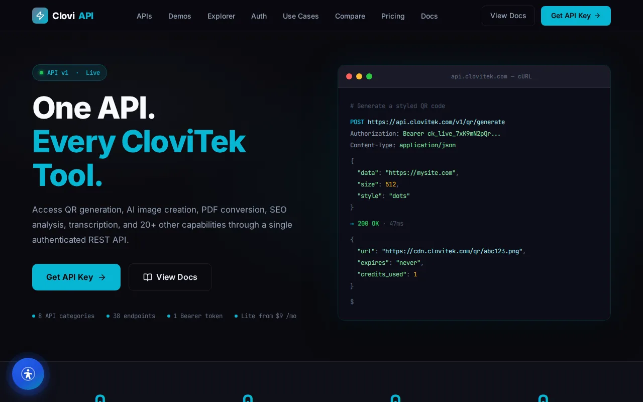 CloviAPI — Feature 1