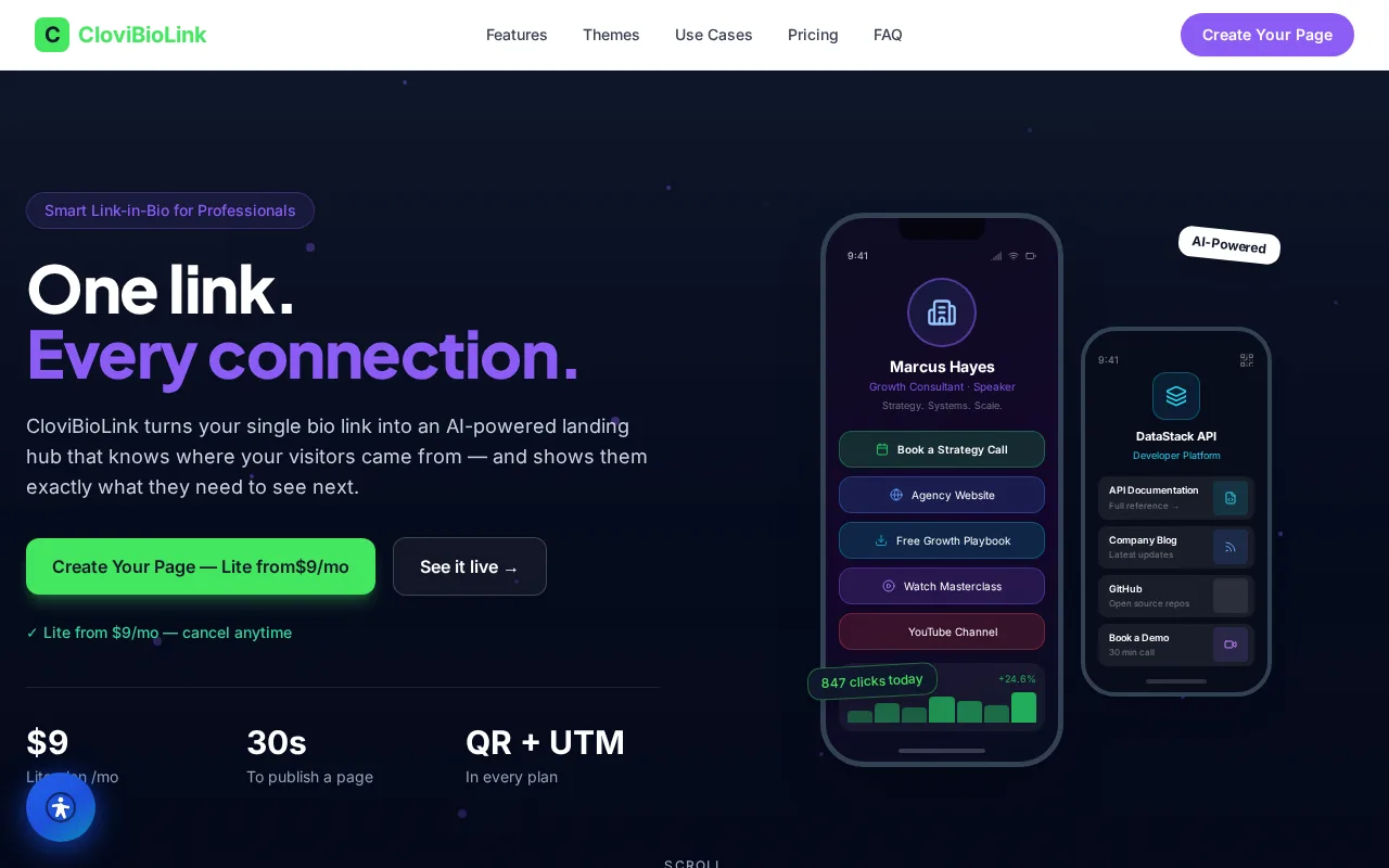 CloviBioLink — Feature 1