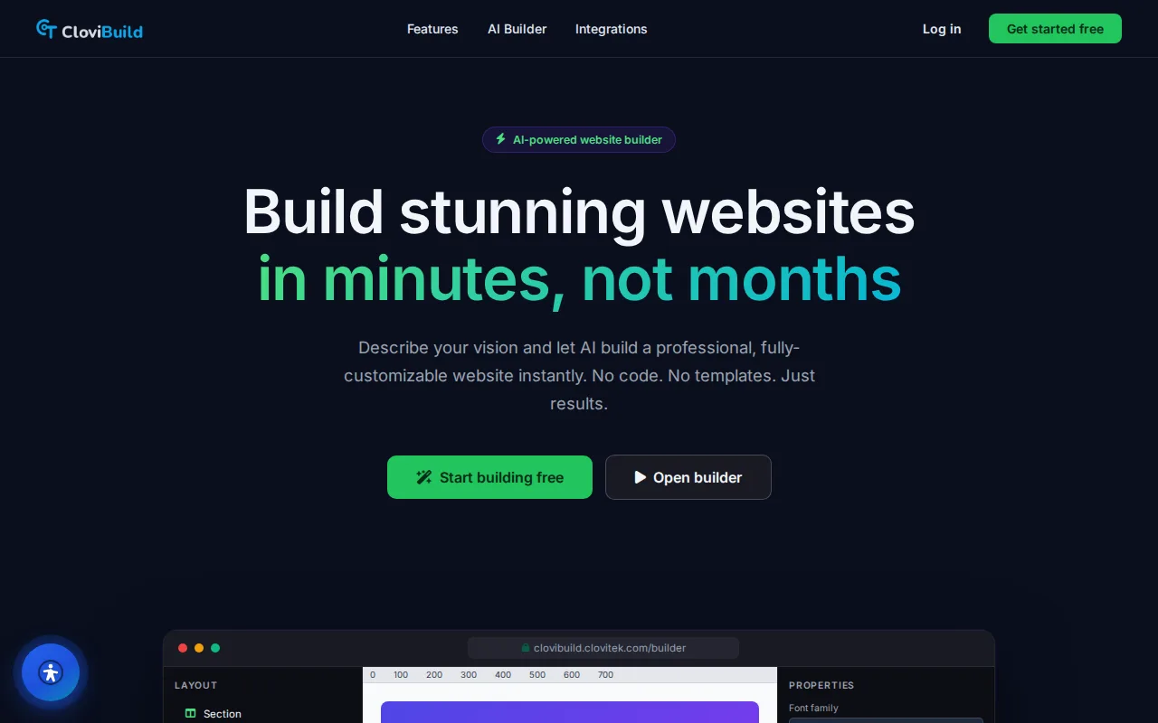 CloviBuild — Feature 1