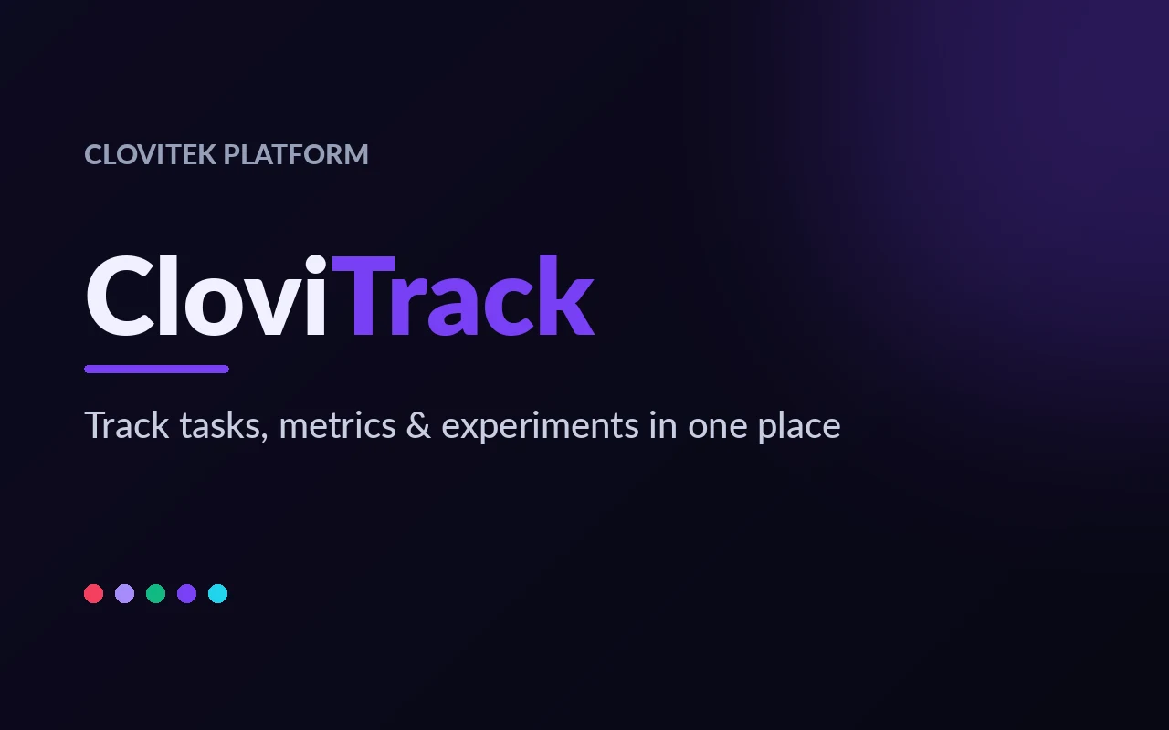 CloviTrack interface — data & insights