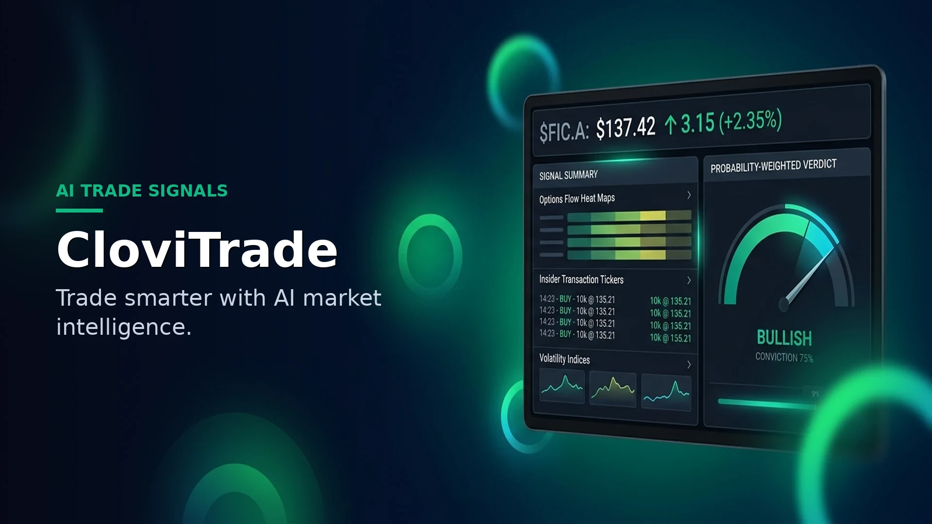 CloviTrade AI market intelligence