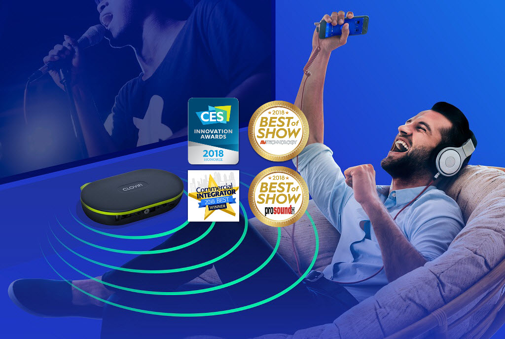 CloviFi — CES 2018 Innovation Honoree, Best of Show × 2, Commercial Integrator BEST
